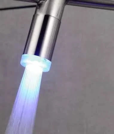 Commercial LED Kitchen Faucet with Pull Down Sprayer, Single Handle Single Lever Kitchen Sink Faucet Default -DTYStore