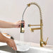 Commercial Pull Down Kitchen Sink Faucet Single Handle Modern Kitchen Faucets - DTY Store