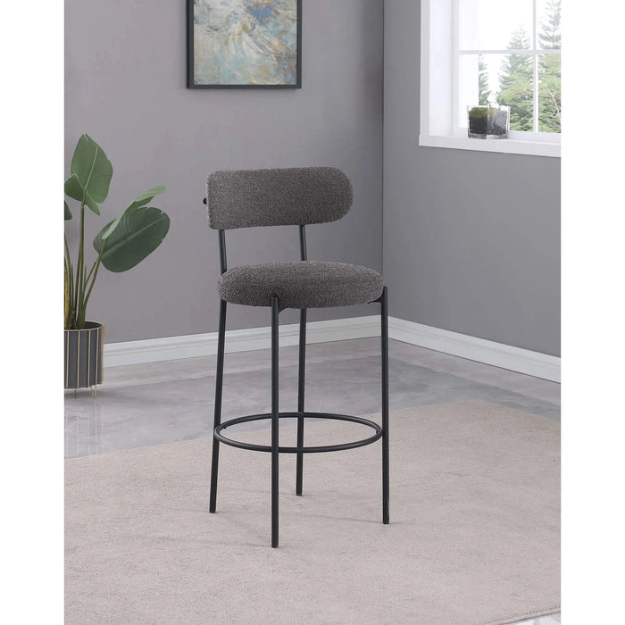 Concord Grey Boucle Upholstered Bar Chair (Set of 2) Default -DTYStore