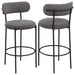 Concord Grey Boucle Upholstered Bar Chair (Set of 2) Default -DTYStore