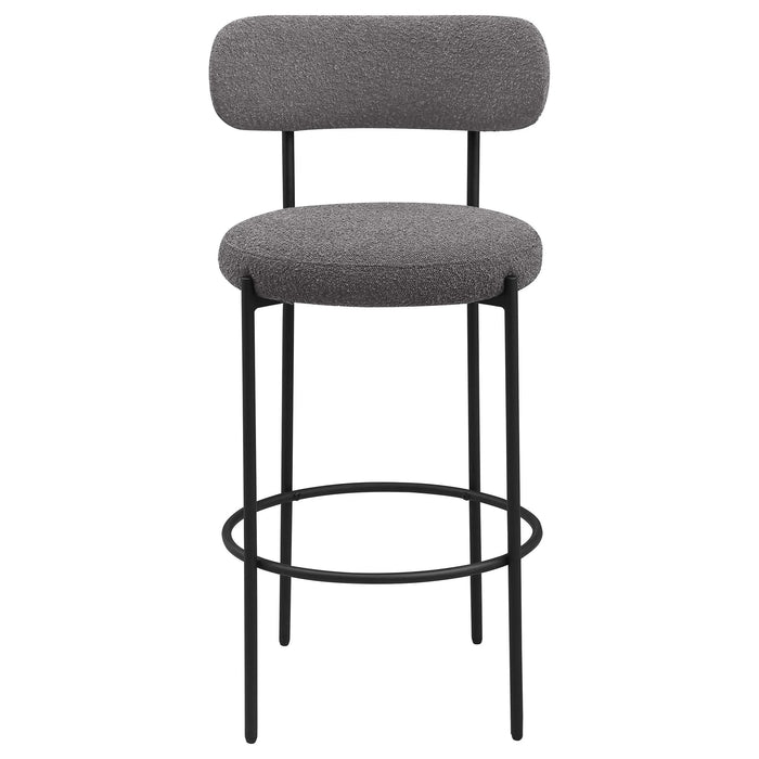 Concord Grey Boucle Upholstered Bar Chair (Set of 2) Default -DTYStore