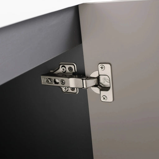 Contemporary 24' Freestanding Bathroom Vanity with 2 Soft-Close Cabinet Doors, Khaki Plywood, Excluding Sink Default -DTYStore