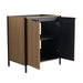 Contemporary 30' Freestanding Bathroom Vanity with Adjustable Shelves in Light Coffee Plywood Default -DTYStore