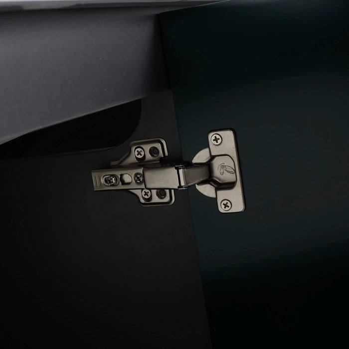 Contemporary 48' Freestanding Bathroom Vanity with Soft-Close Cabinet Doors in Dark Green Plywood,Excluding Sink Default -DTYStore