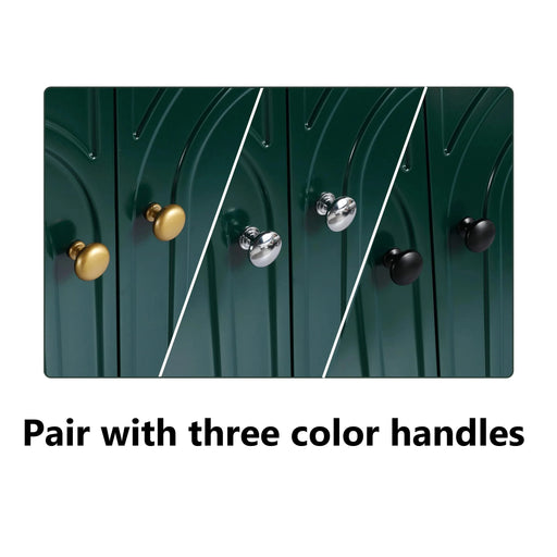 Contemporary 48' Freestanding Bathroom Vanity with Soft-Close Cabinet Doors in Dark Green Plywood,Excluding Sink Default -DTYStore