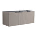 Contemporary 48' Wall Mounted Bathroom Vanity with 3 Soft-Close Doors in Khaki Plywood Default -DTYStore