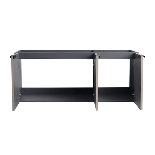 Contemporary 48' Wall Mounted Bathroom Vanity with 3 Soft-Close Doors in Khaki Plywood Default -DTYStore