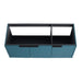 Contemporary 48' Wall Mounted Bathroom Vanity with 3 Soft-Close Doors in Lake Blue Plywood Default -DTYStore