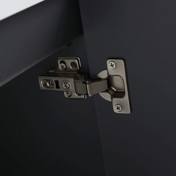 Contemporary 48' Wall Mounted Bathroom Vanity with 3 Soft-Close Doors in Lake Blue Plywood Default -DTYStore