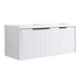 Contemporary 48' Wall Mounted Bathroom Vanity with Resin Double Sink & Soft-Close Doors, White Plywood Default -DTYStore