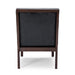 Contemporary Accent Chair with Tufted Waffle Stitch, Black PU Upholstery, 28.75' W x 22.25' D x 33.50' H Default -DTYStore