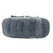 Contemporary Bean Bag Sofa Lazy Sofa Durable Comfort Lounger in Gray Chenille for Indoor & Outdoor Use Default -DTYStore