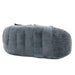 Contemporary Bean Bag Sofa Lazy Sofa Durable Comfort Lounger in Gray Chenille for Indoor & Outdoor Use Default -DTYStore
