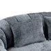 Contemporary Bean Bag Sofa Lazy Sofa Durable Comfort Lounger in Gray Chenille for Indoor & Outdoor Use Default -DTYStore