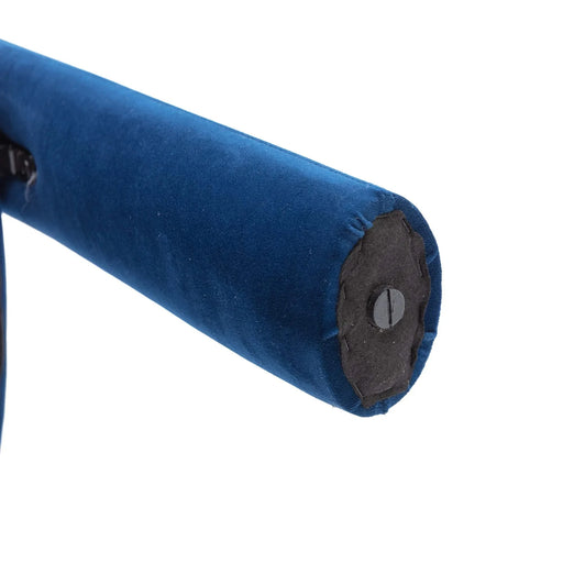 Contemporary Designed Velvet Fabric Upholstered Accent/Dining Chair /Barrel Side Chairs Kitchen Armchair for Living Room set of 2 (Navy Velvet) Default -DTYStore