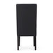Contemporary Dining Chair Set of 2 with Rubberwood Legs in Black PU Upholstery Default -DTYStore