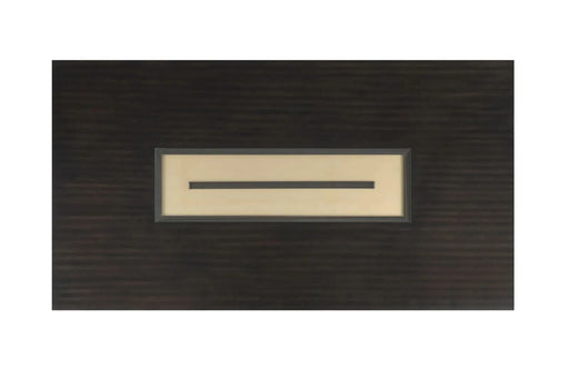 Contemporary Espresso Dining Table Mirror Insert 1pc Rectangle Table Kitchen Dining Room Furniture Default -DTYStore