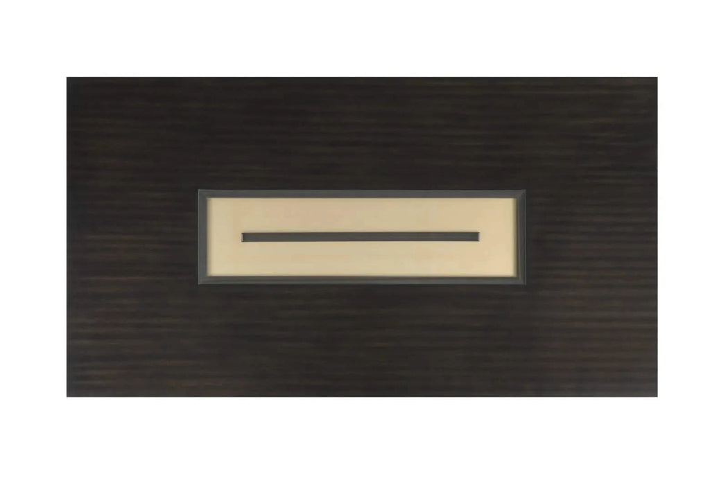 Contemporary Espresso Dining Table Mirror Insert 1pc Rectangle Table Kitchen Dining Room Furniture Default -DTYStore