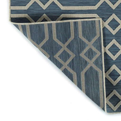 Contemporary, Transitional, Geometric, Textured, High-Low Cut & Loop 7'10' x 10' Rectangle Area Rug Default -DTYStore