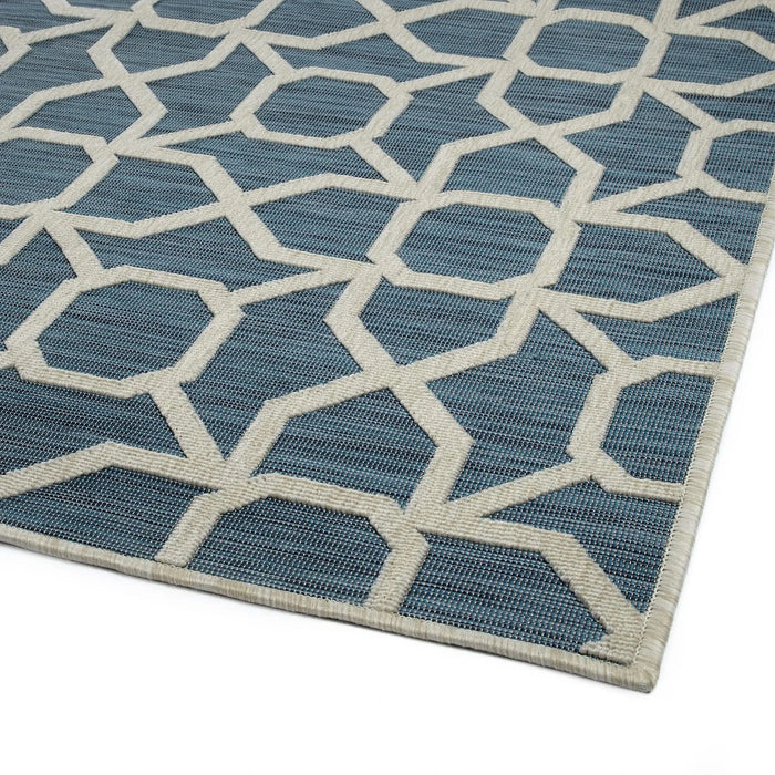 Contemporary, Transitional, Geometric, Textured, High-Low Cut & Loop 7'10' x 10' Rectangle Area Rug Default -DTYStore
