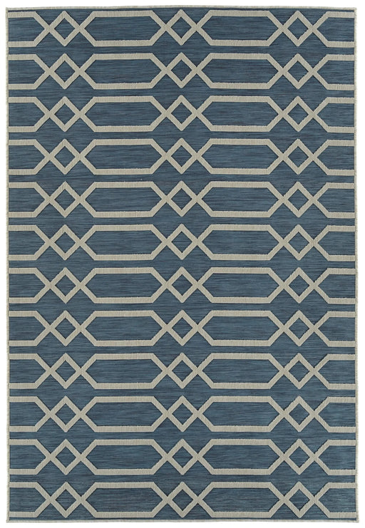 Contemporary, Transitional, Geometric, Textured, High-Low Cut & Loop 7'10' x 10' Rectangle Area Rug Default -DTYStore