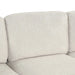 Contemporary U-shaped Sectional Sofa with Movable Storage Ottoman, White Chenille 111.8' Default -DTYStore