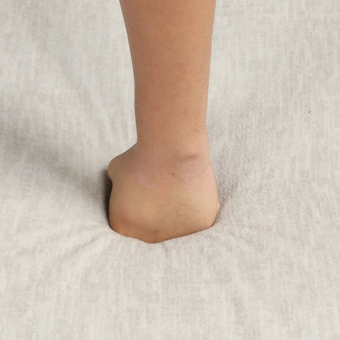 Contemporary U-shaped Sectional Sofa with Movable Storage Ottoman, White Chenille 111.8' Default -DTYStore