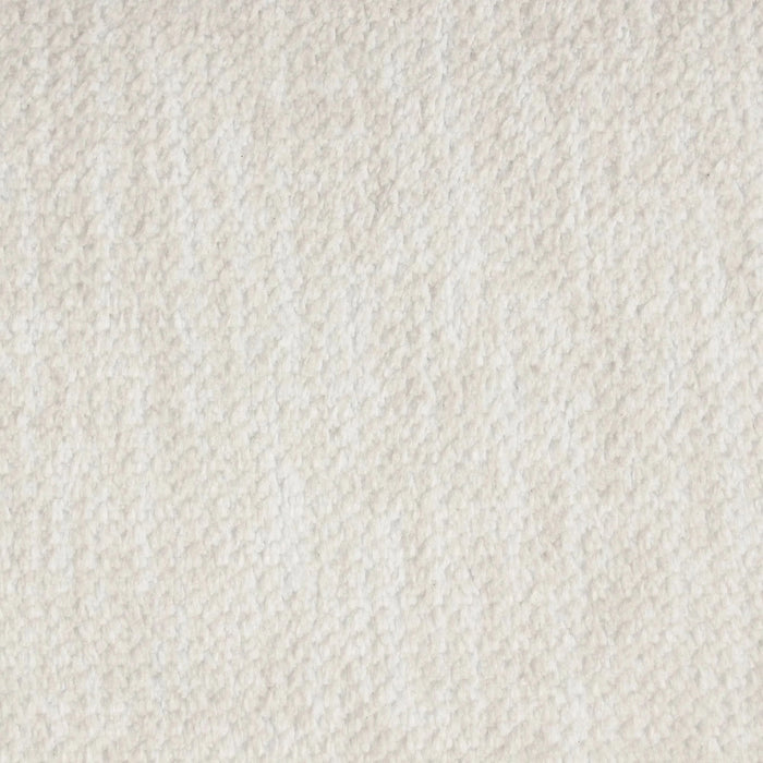 Contemporary U-shaped Sectional Sofa with Movable Storage Ottoman, White Chenille 111.8' Default -DTYStore