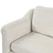 Contemporary U-shaped Sectional Sofa with Movable Storage Ottoman, White Chenille 111.8' Default -DTYStore