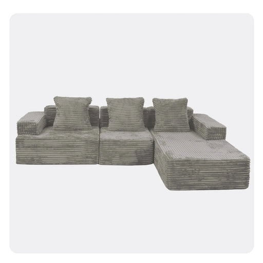 Convertible Modular Sectional Sofa Set Popular Compression Sofa Default -DTYStore