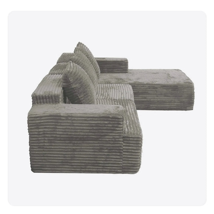 Convertible Modular Sectional Sofa Set Popular Compression Sofa Default -DTYStore