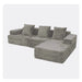 Convertible Modular Sectional Sofa Set Popular Compression Sofa Default -DTYStore