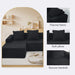 Convertible Modular Sectional Sofa Set Popular Microfiber Fabric Compression Sofa Default -DTYStore