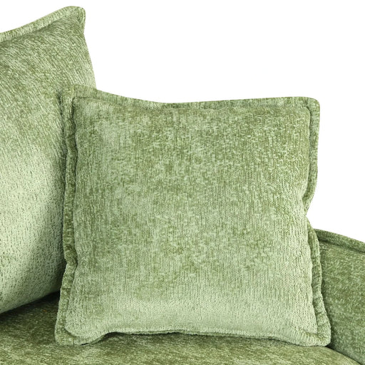 Convertible Sofa Bed Sectional Sofa Sleeper with Storage Ottoman, Green Chenille, 82.67 inches Default -DTYStore