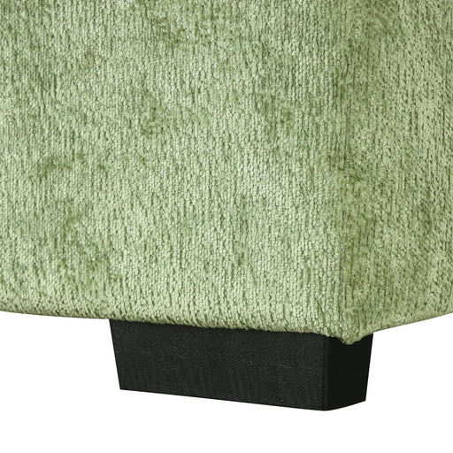 Convertible Sofa Bed Sectional Sofa Sleeper with Storage Ottoman, Green Chenille, 82.67 inches Default -DTYStore