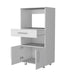 Corsica Pantry Cabinet Microwave Stand, Multi-Function with Drawer Default -DTYStore