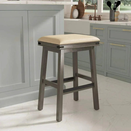 Cortez Bonded Leather Stool, 24" Counter Height or 30" Bar Height -DTYStore