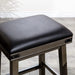 Cortez Bonded Leather Stool, 24" Counter Height or 30" Bar Height -DTYStore