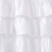 Cotton Oversized Ruffle Valance White 50x18' Default -DTYStore