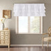 Cotton Oversized Ruffle Valance White 50x18' - DTY Store