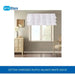 Cotton Oversized Ruffle Valance White 50x18' - DTY Store