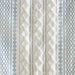 Cotton Printed Curtain Panel with Chenille Stripe and Lining 50x108' - DTY Store
