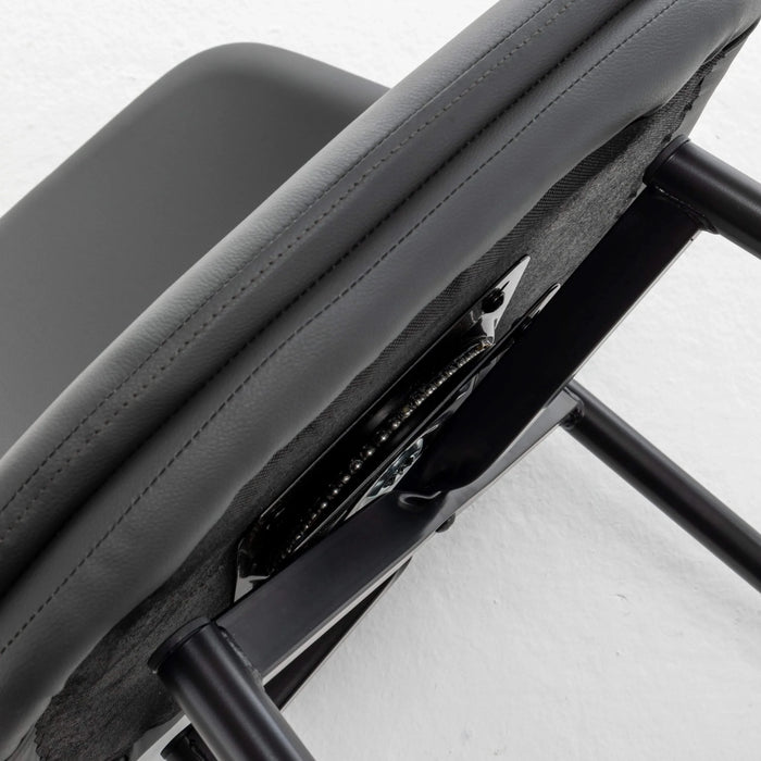 Counter Height Swivel Bar Stools Set of 2, 360° Swivel Upholstered Barstools with Back and Metal Legs, 25.6' Seat Height,Counter Stools for Kitchen Island and Pub,Faux Leather,Grey Default -DTYStore