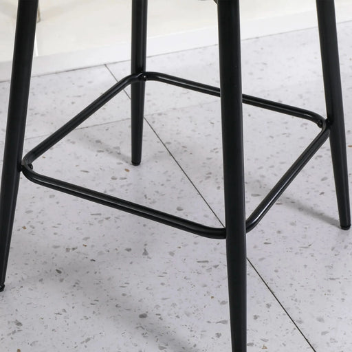 Counter Height Swivel Bar Stools Set of 2, 360° Swivel Upholstered Barstools with Back and Metal Legs, 25.6' Seat Height,Counter Stools for Kitchen Island and Pub,Linen Cloth,Off White Linen. Default -DTYStore