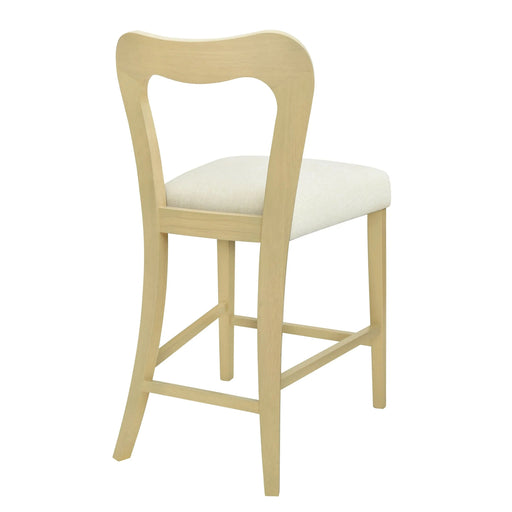 Counter Stool Without Arm(light ash+beige) Set of 2 Default -DTYStore