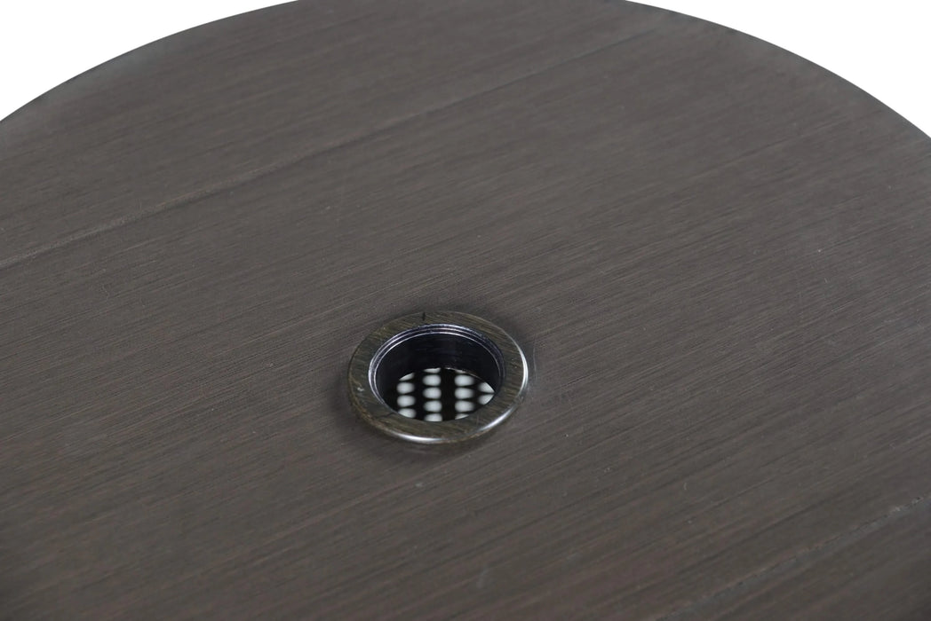 Cozy Outdoor Set - Swivel Woven Chairs, Side Table - All-Weather Resin Wicker, Powder-Coated Aluminum, Fully Assembled Default -DTYStore