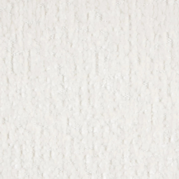 Cream Tweed Chenille Sectional Sofa with Pull-out Bed and Storage Ottoman, 112.2' for Living Room Default -DTYStore