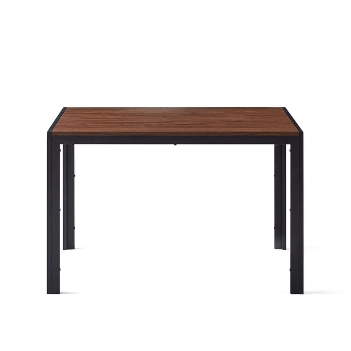 Creative Design Veneered MDF Wood Structure Rectangular Walnut Dining Table Default -DTYStore