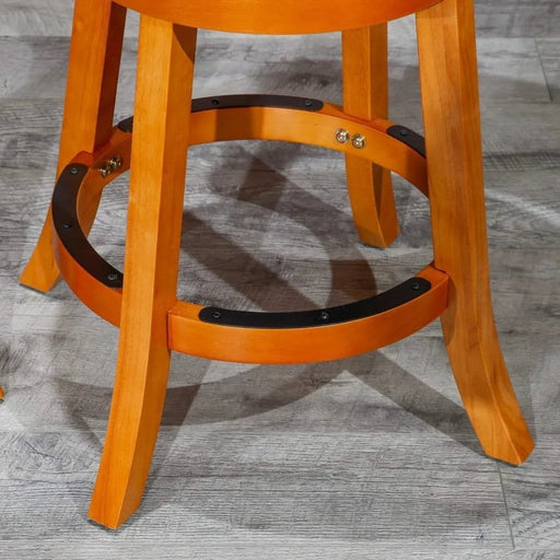 Creede Backless Fabric Swivel Stool, 24" Counter or 30” Bar Stool -DTYStore