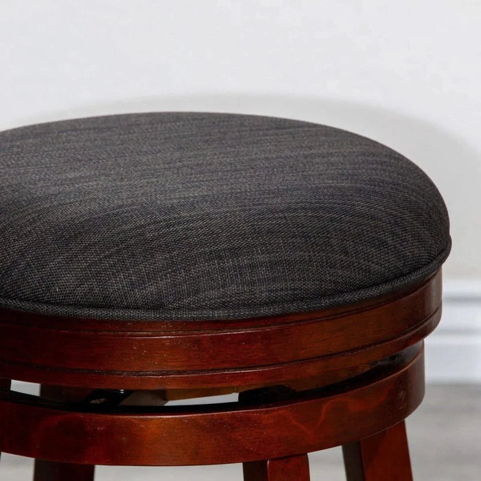 Creede Backless Fabric Swivel Stool, 24" Counter or 30” Bar Stool -DTYStore